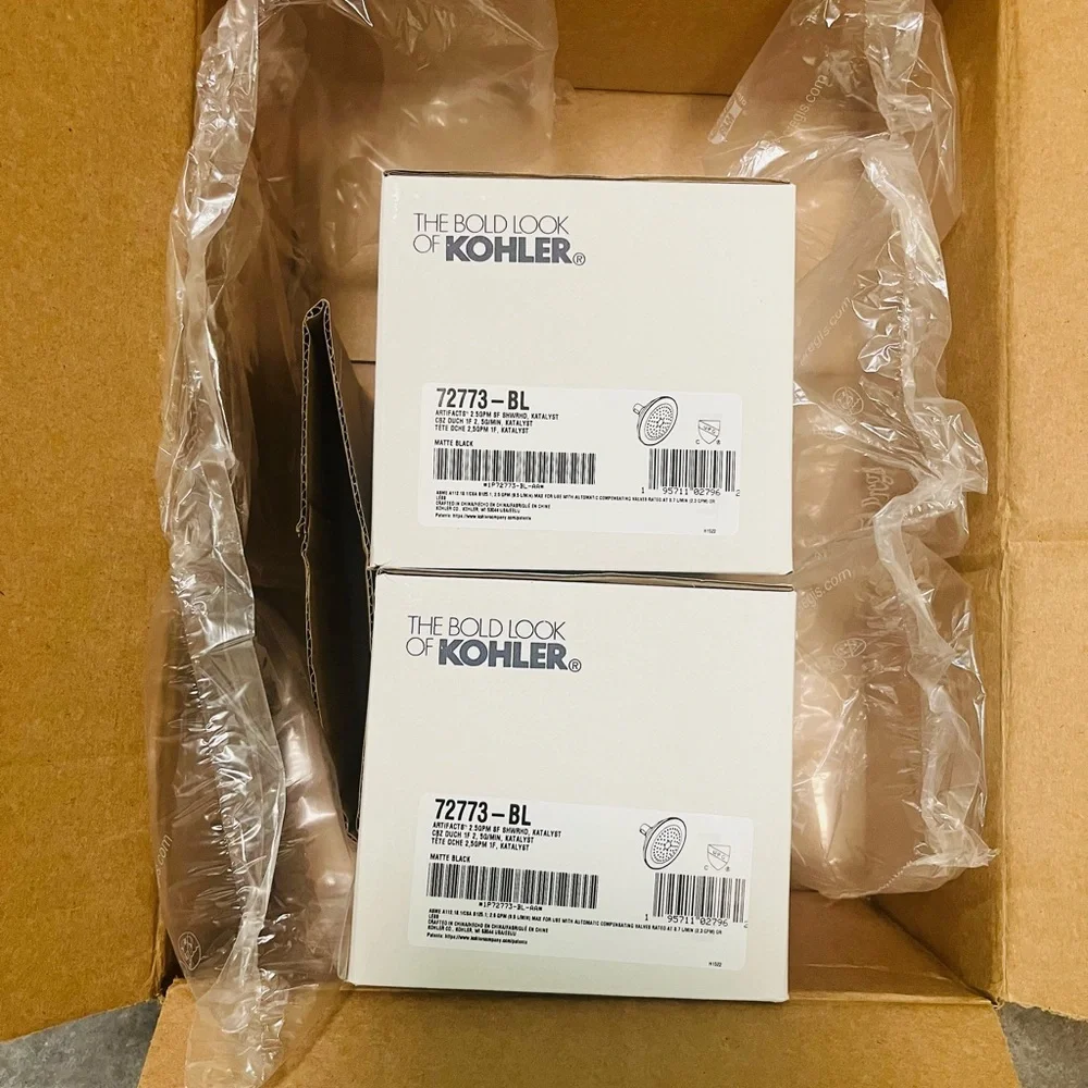 Kohler Matte Black Showerhead - Picture 4 of 8